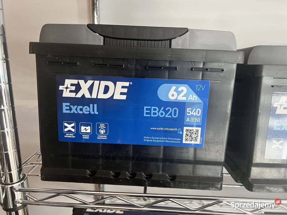 Akumulator Exide Excell 62Ah 540A EN PRAWY PLUS Radomsko