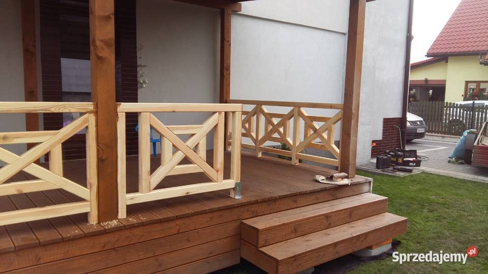 Balustrada Kopertowa Balustrada Drewniana Budownictwo i akcesoria Katowice sprzedam