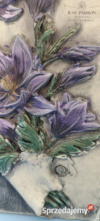 Ręcznie malowana szkatułka drewniana z motywem Pozostałe Ostróda sprzedam