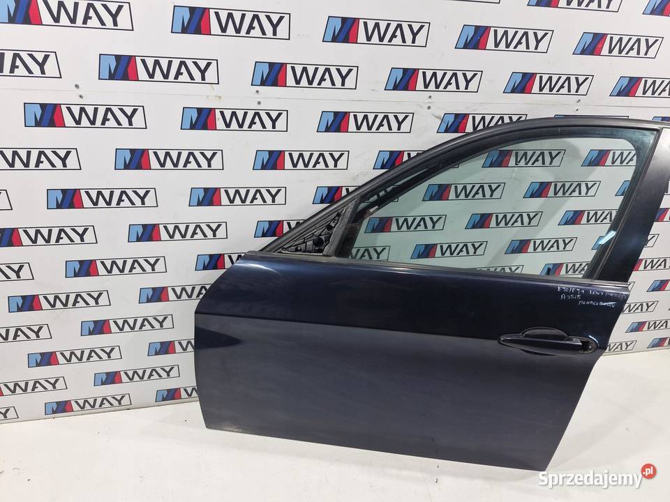 BMW E90 E91 DRZWI LEWE LEWY PRZÓD KOMPLETNE A355