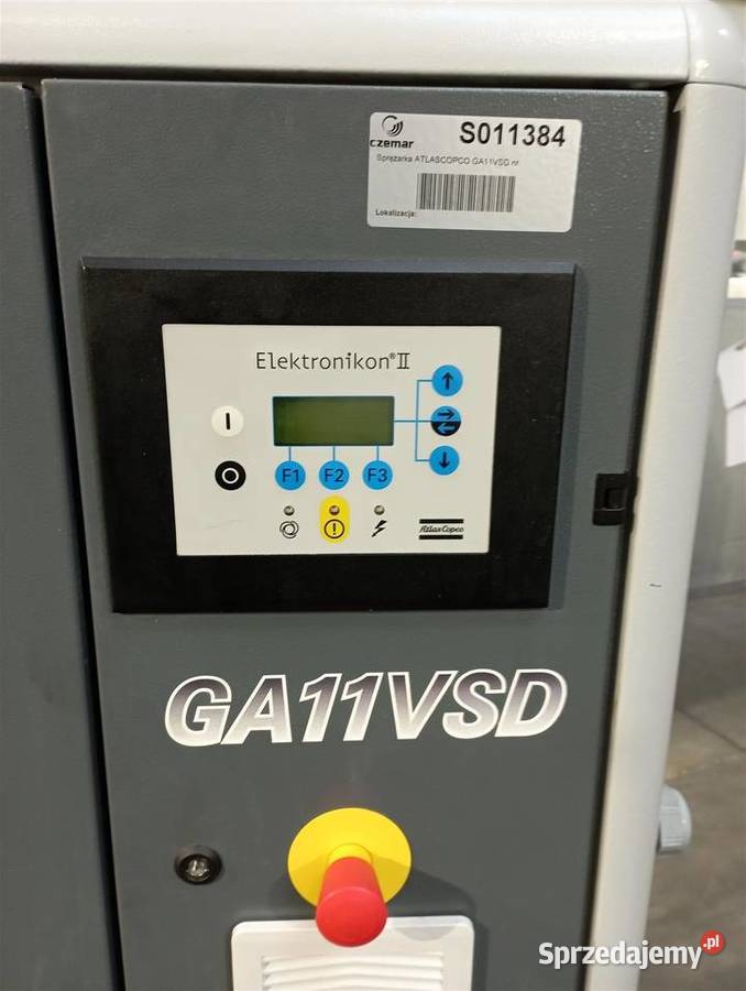 Sprężarka śrub Atlas Copco GA11VSD S011384 opolskie Wilków