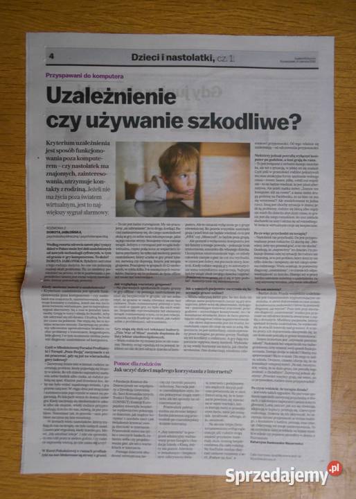 Dzieci i nastolatki cz 1 i 2 Gazeta Wyborcza