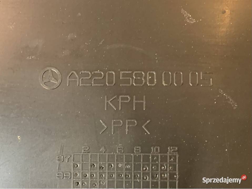 A2205800005 wkład koła zapasowego mercedes s Szczecin