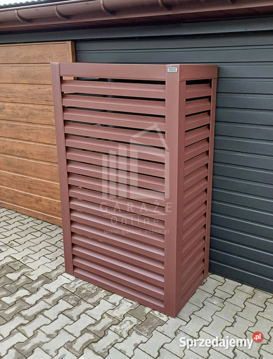 Osłona pompy ciepła 80x40x190 ciemny brąz ID477 zachodniopomorskie
