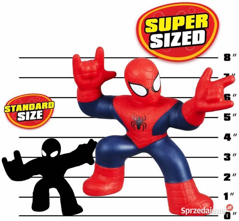 Figurka SPIDERMAN Heroes Of Goo Jit Zu Gniotek CE  sprzedam