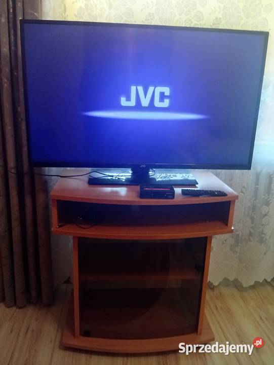 Telewizor JVC 43 cale z szafką RTV i dekoderem LED Frysztak