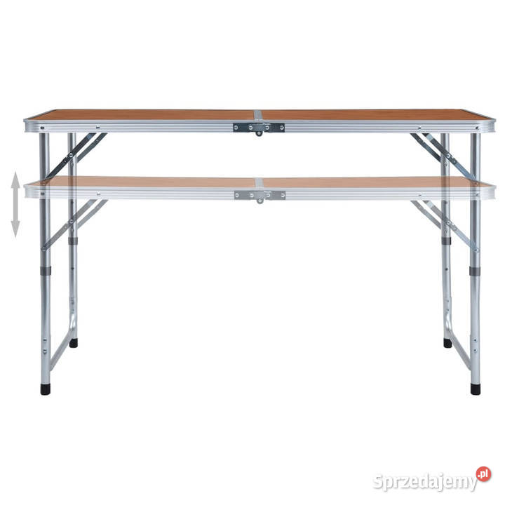 Składany stolik turystyczny aluminiowy 120x60 Warszawa