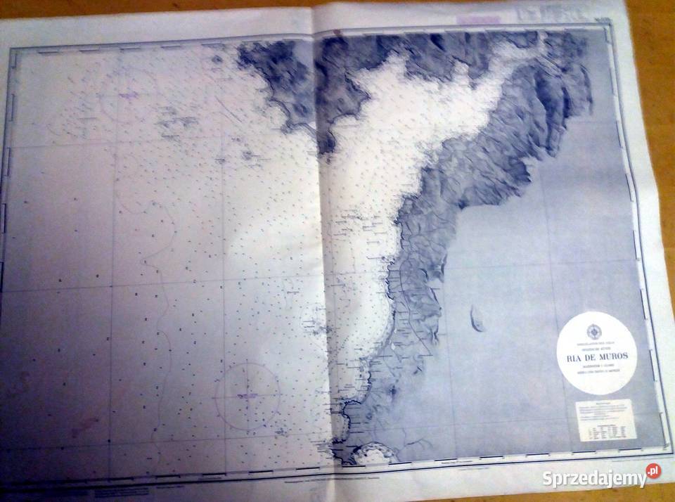 Mapa morska NIEMIECKA Ria de Muros 2ed51 unikat
