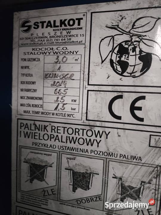 Piec co na ekogroszek Stefanowo sprzedam