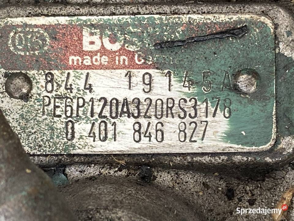 Pompa Wtryskowa Bosch 0401846827 Volvo F12