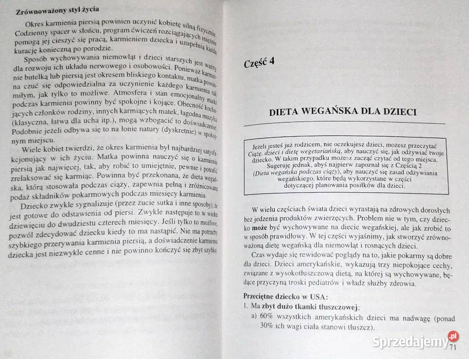 Ciąża dzieci i dieta wegetariańska Michael miękka Chełm