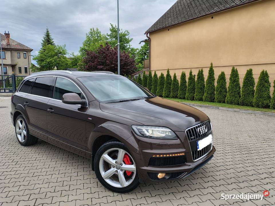 Audi Q7 30 Diesel 2010r LIFT SLinne MOKKA Alu 20 śląskie Wilamowice