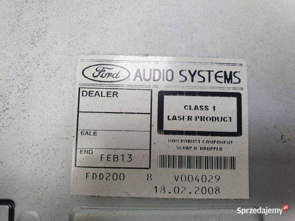 RADIO FORD FOCUS MK2 8M5T18C815AB