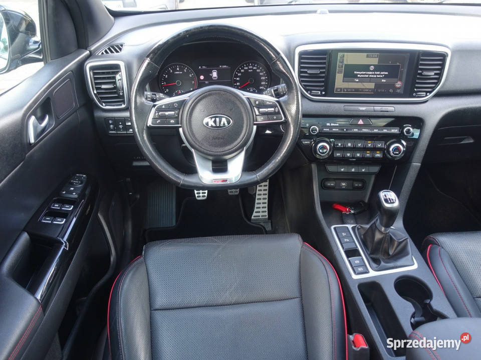Kia Sportage 16TGDI Navi Skóra Panorama Czarny system Start-Stop Częstochowa
