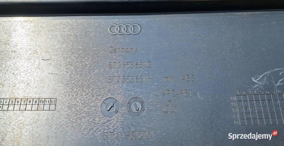 AUDI A5 LIFT 8T0 GRILL ATRAPA S LINE PARKTORNIKI