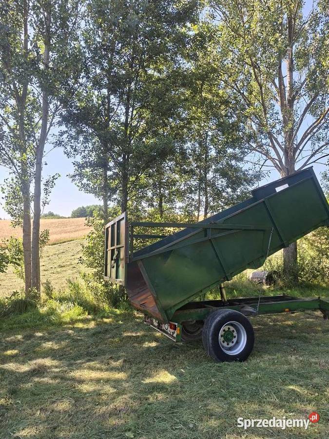 Przyczepa skorupowa 9 drugie koła nieuszkodzony Krajno-Parcele
