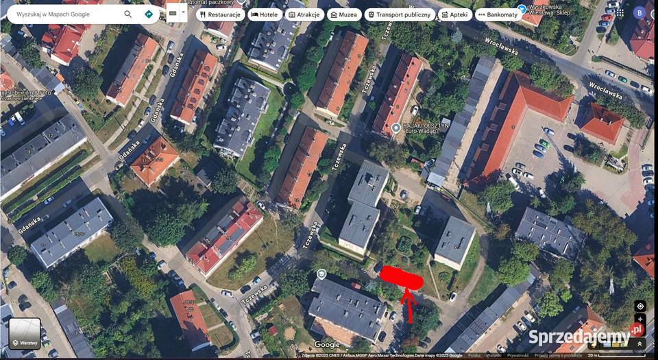Działka pod garaż Olsztyn