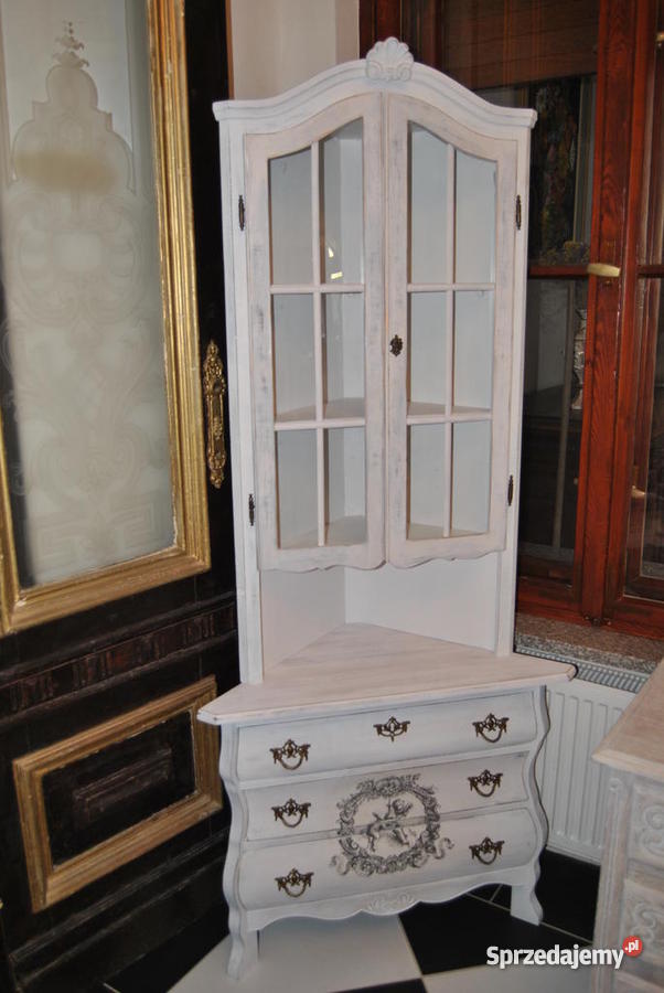 witrynka witryna narożna ludwik