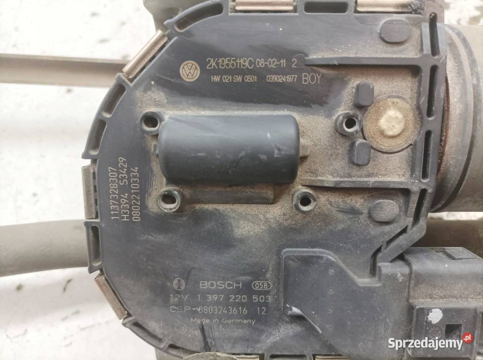 MECHANIZM WYCIERACZEK 2K1955023G VW Volkswagen Rok produkcji 2008 sprzedam