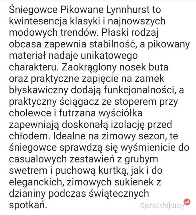 Śniegowce damskie 40 śląskie Bielsko-Biała