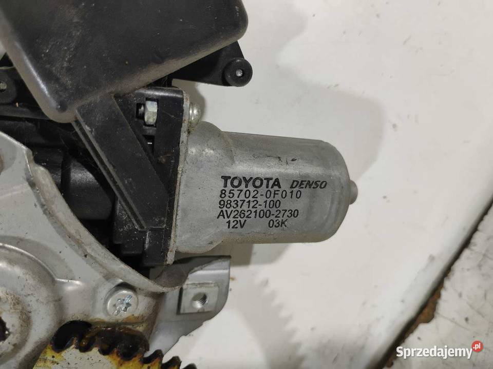 PODNOŚNIK SZYBY LEWY PRZÓD TOYOTA YARIS II wielkopolskie