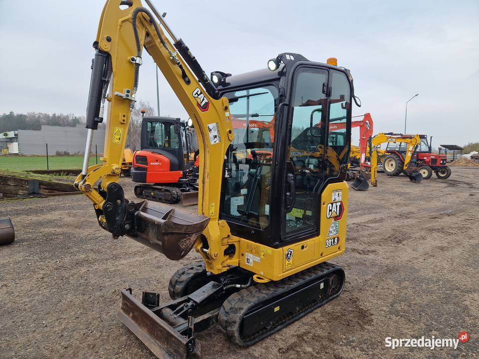 Minikoparka CAT 3018 2023r przebieg 500mtg Ryżki