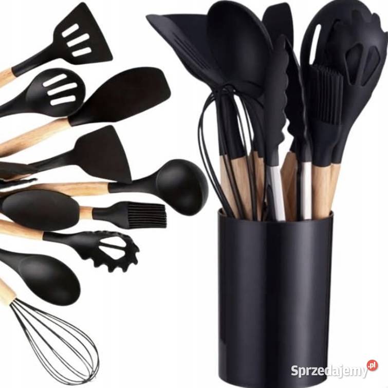 59 Przybory kuchenne silikonowe 12 sztuk Zabrze
