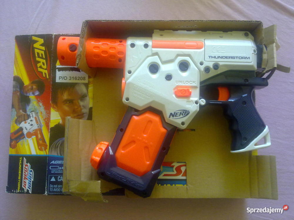 Dwa NERFY Nerf thunderstorm i Nerf Soaker Flash Hasbro śląskie Bielsko-Biała sprzedam