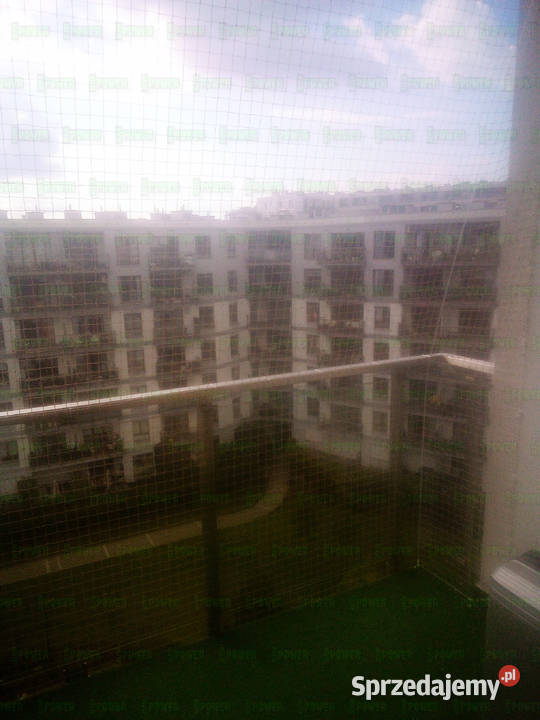 OCHRONA BALKONU KOTA BEZINWAZYJNY MONTAŻ Pozostałe Warszawa usługa dla zwierząt