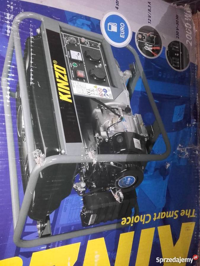 Agregat prądotwórczy Kinzo 2000W nie używany Włocławek sprzedam