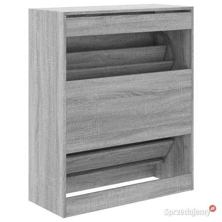 Szafka na buty szary dąb sonoma 80x34x965 mazowieckie Warszawa