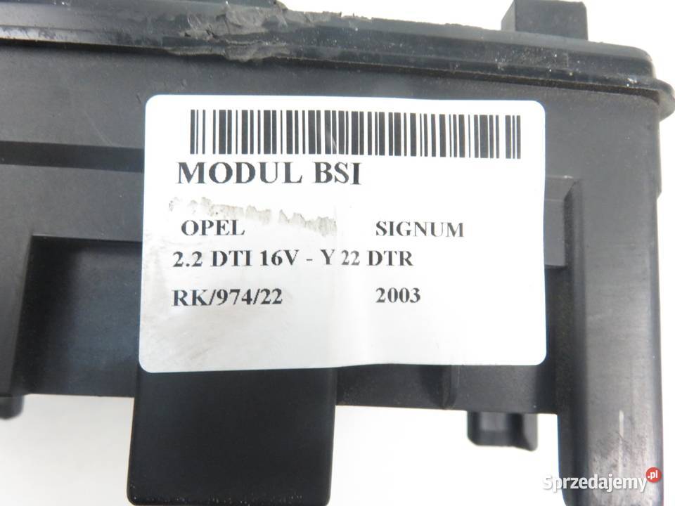 BSI OPEL SIGNUM 22 DTI 16V Y 22 DTR 13144710