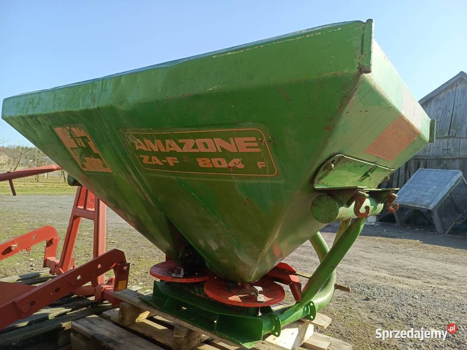 Rozsiewacz Amazon F 804 F Amazone lubelskie Kolonia Łaziska