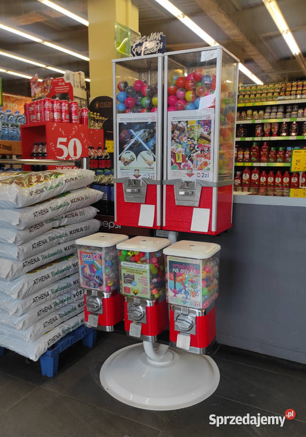 Automat Sprzedający kulki kapsuły Wynajem Krosno sprzedam