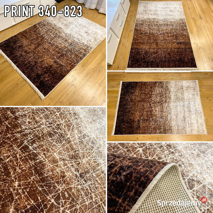 NOWOCZESNY DYWAN 130X190 PRINT 340823 CIENKI 1.9m podlaskie Białystok