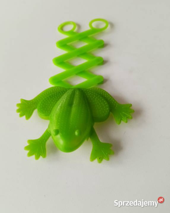 Skacząca żabka z PRLu vintage