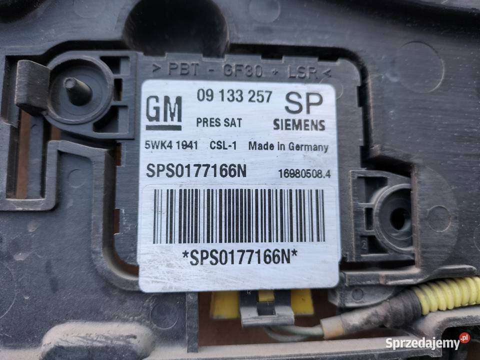 OPEL ASTRA G CZUJNIK UDERZENIA DRZWI PRAWY Kamień-Kolonia