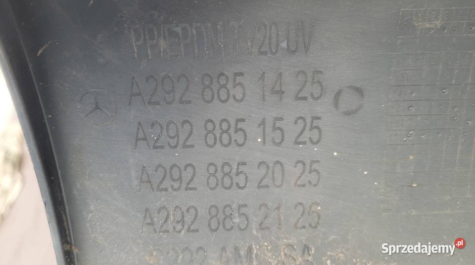 Mercedes GLE COUPE AMG W292 DOKLADKA ZDERZAKA Ruda Śląska