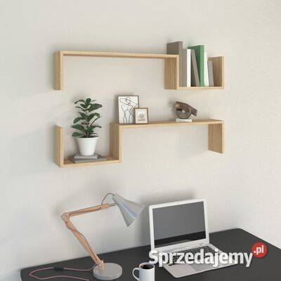 vidaXL Półki ścienne 2 dąb sonoma 100x15x50 płyt Warszawa sprzedam
