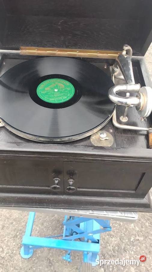 Stary przedwojenny patefon gramofon szafkowy na Łódź