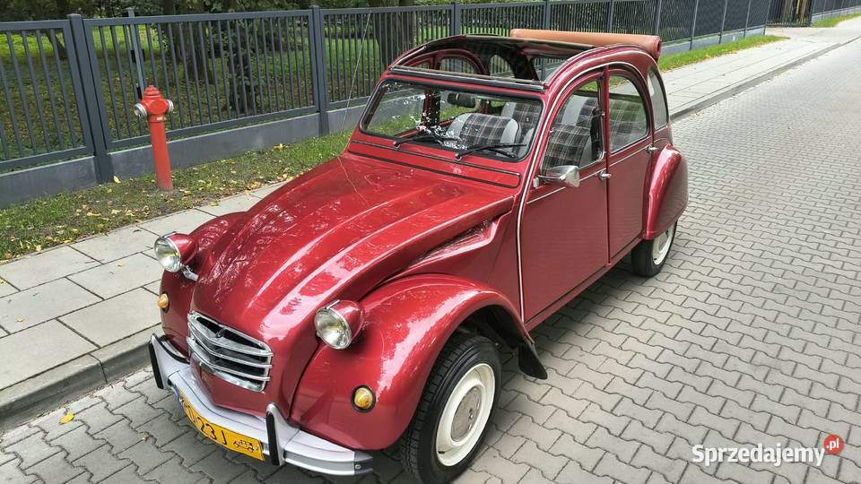 CITRON 2CV6 CLUB ŻÓŁTE TABLICE 1988 Kompleksowej 2 CV Zgierz