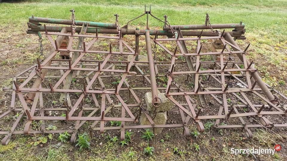 Pług 3 Skibowy Kultywator Brony nieuszkodzony Kowalów