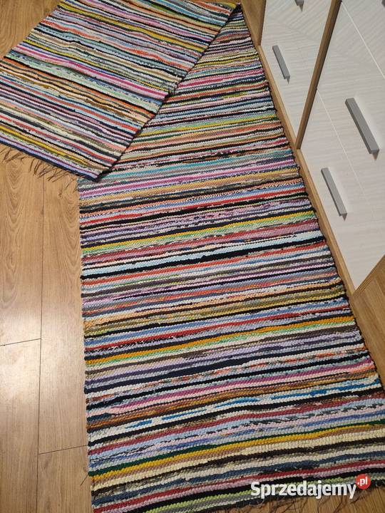 Nowy wielobarwny bawełniany chodnik ręcznie Suwałki sprzedam