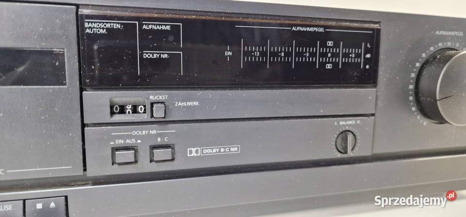 Magnetofon Cassette Deck Telefunken HC680 HC 680 Magnetofony Międzychód