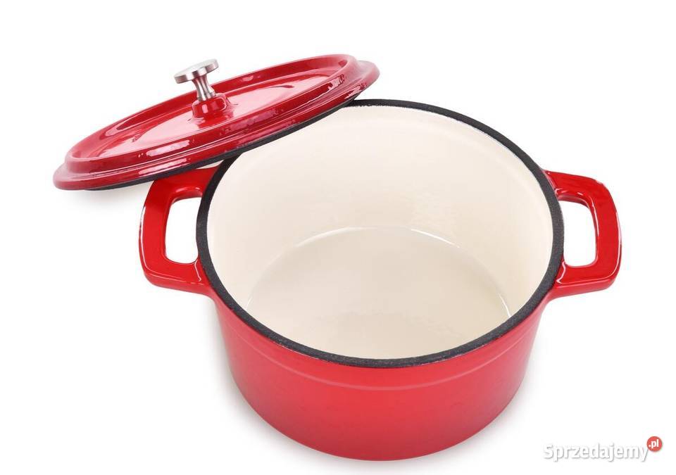 750 ml MIDI COCOTTE żeliwny okrągły garnuszek z Kraków