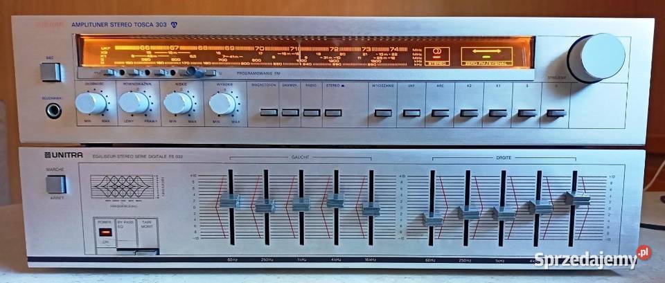 radio Tosca 303 88108MHz plus korektor graficzny Amplitunery Mińsk Mazowiecki sprzedam