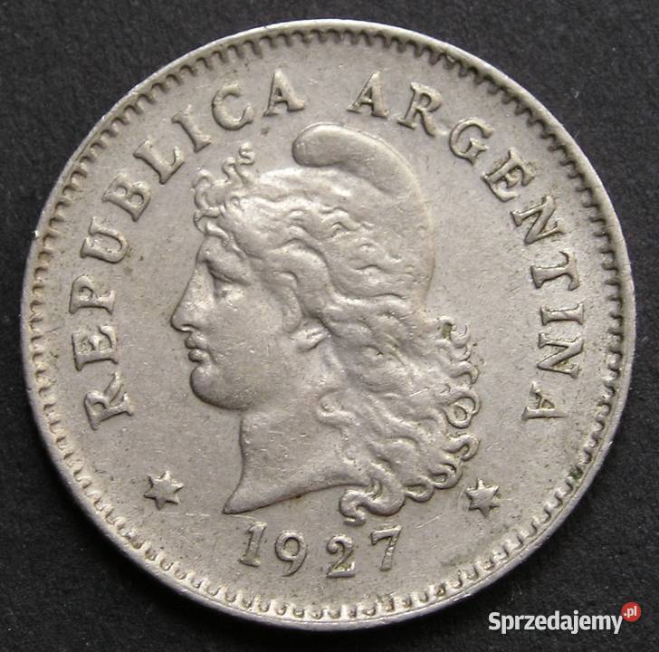 ARGENTYNA 10 centavos 1927 łódzkie Łódź