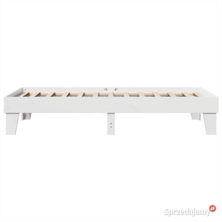 Rama łóżka bez materaca biała lite drewno 36cm Warszawa sprzedam
