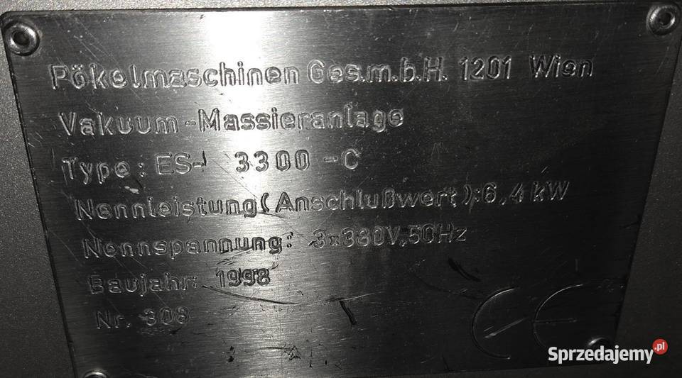 Masownica próżniowa 3300L MEAT MASTER Krotoszyn