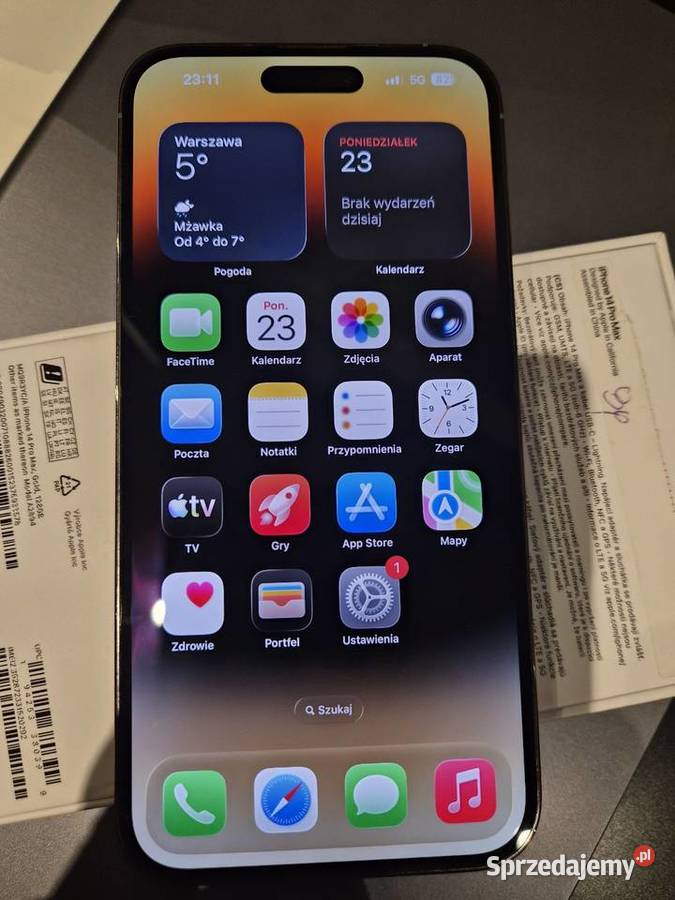 Apple iPhone 14 Pro 128GB GOLD Pabianice sprzedam